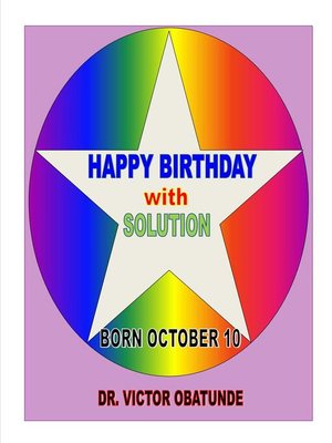 cover image of BORN OCTOBER 10